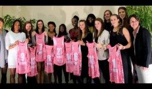 Arras: présentation de l'équipe féminine de basket d'Arras pays d'Artois saison 2014-2015