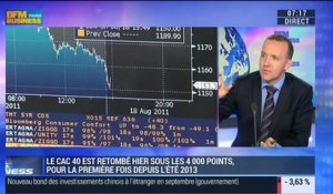 Marchés: Comment expliquer la chute des Bourses de ces derniers jours ?: Bertrand Lamielle - 16/10