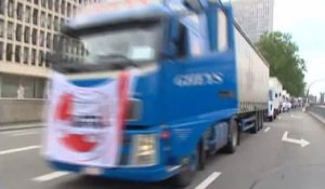 Les chauffeurs de camions ralentiront le trafic lundi