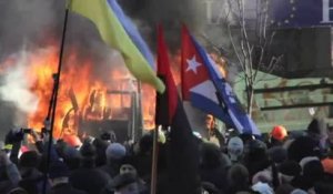 Ukraine: 3 manifestants tués et 150 blessés dans les violences à Kiev