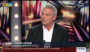 Thierry Lepaon, secrétaire général de la CGT (2/3) - 16/10