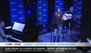 Carla Bruni chante "Si la photo est bonne", une reprise de Barbara