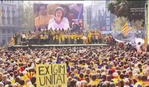 Espagne : des milliers de Catalans réclament un vote pour l'indépendance