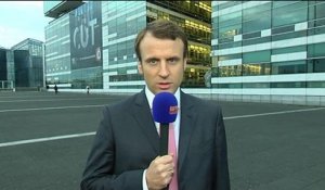 Emmanuel Macron: "Il n'y a pas d'inquiétude à avoir pour l'avenir de Total"