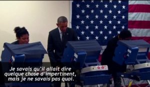 Il invective Obama devant les caméras