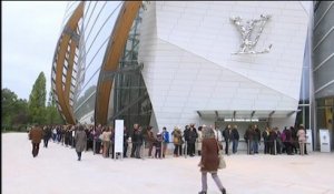 La fondation Louis Vuitton ouvre ses portes au public