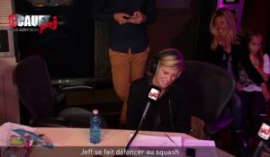 Jeff se fait défoncer au squash - C'Cauet sur NRJ