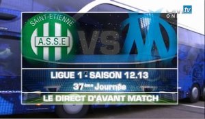 L'avant-match à Saint-Etienne