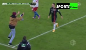 Ribéry provoqué par un supporter !