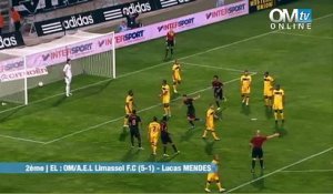 OM 5-1 Limassol :  Le but de Mendes (61e)