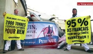 Greenpeace. Action choc au siège de Petit Navire