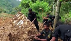 Sri Lanka : l'armée tente de retrouver les victimes de coulées de boue