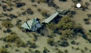 SpaceShipTwo, le vaisseau de Virgin Galactic, s'écrase en Californie
