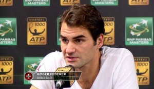 Bercy - Federer : "J'ai essayé de faire le maximum"