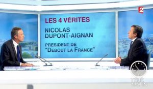 Nicolas Dupont-Aignan : "Je ne comprends pas la position du gouvernement"