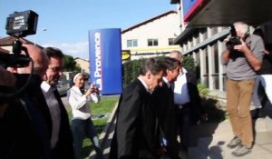Une journée de campagne avec Nicolas Sarkozy à Marseille