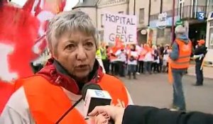 Château-Chinon : 300 personnes manifestent pour le centre hospitalier