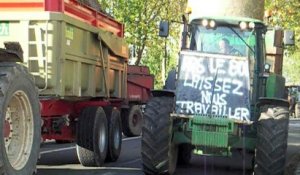 Beauvais : Face à face musclé entre agriculteurs et gendarmes