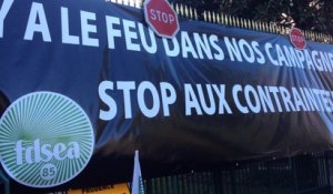 Manifestation des agriculteurs de Vendée