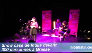 Showcase de Indila devant  300 personnes à Grasse