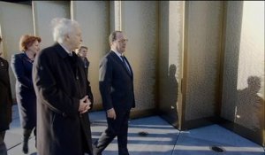 Notre-Dame-de-Lorette: Hollande inaugure "l'Anneau de la mémoire"