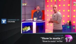 Zapping TV : Yves Calvi recadre Jean-Luc Mélenchon en direct