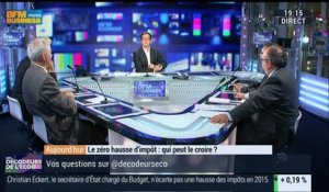 Le zéro hausse d’impôt: qui peut le croire ? (1/4) - 13/11