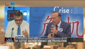 La suppression de l'ISF : un match Gattaz vs Macron
