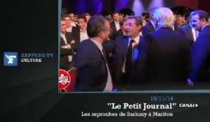 Zapping TV : Sarkozy reproche à Mariton de ne pas avoir assez souri