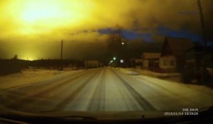 Explosion dans le ciel dans la région Sverdlovsk en Russie