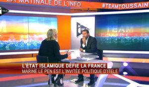 M. Le Pen: "un problème avec un certain nombre de mosquées"