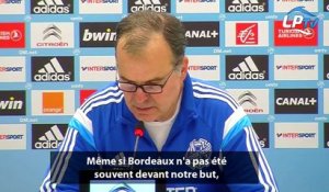 OM 3-1 Bordeaux : la réaction de Bielsa