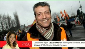 Édouard Martin : "Florange reprend la dynamique des embauches"
