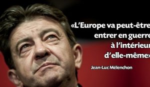 Mélenchon n'exclut pas une guerre en Europe