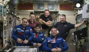 ISS : un nouvel équipage, une machine à café et du caviar !