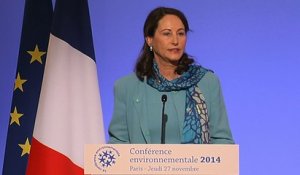 [#ConfEnvi] Discours de Ségolène Royal lors de l'ouverture de la Conférence environnementale