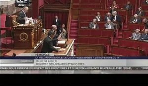 Intervention de Laurent Fabius sur la reconnaissance de la Palestine à l'Assemblée nationale