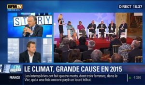 BFM Story: Le climat déclaré grande cause nationale en 2015 par Manuel Valls - 28/11