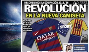 Le nouveau maillot révolutionnaire du Barça, la presse anglaise dégomme Balotelli !