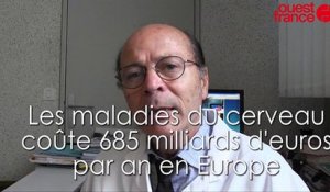 Les maladies du cerveau coûte 685 milliards d'euros à l'Europe par an par Gilles Edann chef du pôle de neurosciences du CHU de Rennes