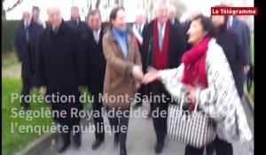 Protection du Mont-Saint-Michel. Ségolène Royal décide de reporter l'enquête publique