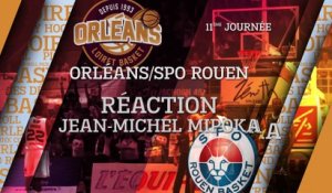 Réaction de Jean-Michel Mipoka - J11 - Orléans reçoit le SPO Rouen