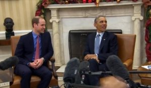 Barack Obama reçoit le Prince William à la Maison Blanche