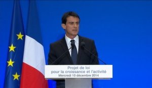 Manuel Valls sur la loi Macron : "Tout le monde doit accepter de changer ce qui ne fonctionne pas bien"