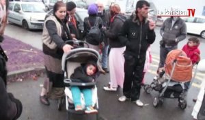 Evacuation d'un campement de Roms à Champs-sur-Marne