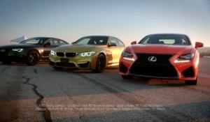 La Lexus RC-F meilleure que la BMW M4 et l'Audi RS5 sur circuit ?