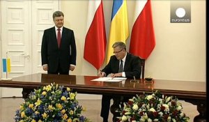 Le président ukrainien prône une intégration euro-atlantique