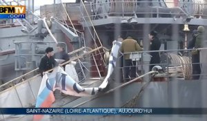 Les marins russes quittent Saint-Nazaire sans leur Mistral