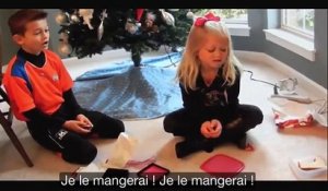 Ces enfants habituellement gâtés reçoivent un cadeau pourri à Noël