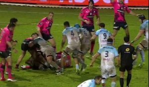 TOP14 - Bayonne-Stade Français: Essai Joe Rokocoko (BAY) - J18 - Saison 2014/2015